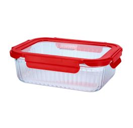 cookai-ovenschaal-glas-met-deksel-rood-370-ml