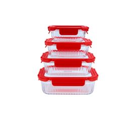 cookai-glazen-ovenschalen-rood