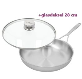 demeyere-industry-koekenpan-28-cm-met-glasdeksel