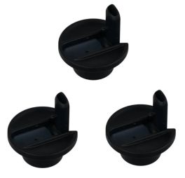 Dopper Flip Straw Black - Losse Dop - Set 3 Stuks