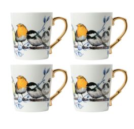 heinen-delfts-blauw-mok-bosvogels-goud-set-4-stuks