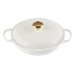 Le Creuset - Campagnard Sneeuw relief 26 cm