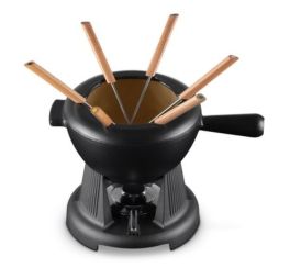 Le Creuset Fondue Set Mode Mat Zwart 1.6 liter