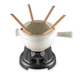 Le Creuset Fondue Set Mode Meringue 1.6 liter