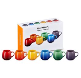 le-creuset-mokken-coupe-regenboog-320-ml-set-van-6-stuks
