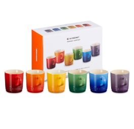 le-creuset-koffiebekers-regenboog-200-ml-set-van-6-stuks