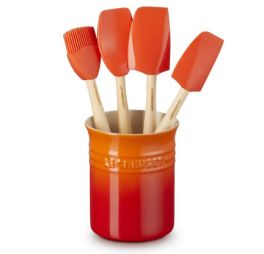 le-creuset-spatelpot-met-4-premium-spatels-oranje