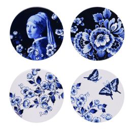 Heinen-Delfts-Blauw-Onderzetters-dag-en-nacht-4-stuks