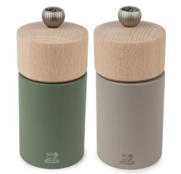 peugeot-boreal-peper-en-zoutmolen-set-varengroen-kiezelgrijs-12-cm