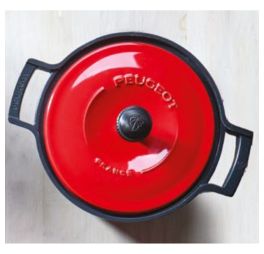 peugeot-la-cocotte-deksel-rood-24-cm