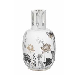 lampe-berger-porcelaine-vegetale-blanche