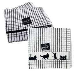 samuel-lamont-poli-dri-theedoekken-zwart-kat-set-2-stuks