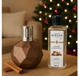 lampe-berger-starterset-cristal-roche-marron-winter-joy