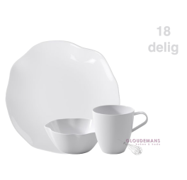 Villeroy & Boch Pura Ontbijtset 18 delig - 6 persoons