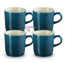 le-creuset-koffiekop-deep-teal-set-van-4