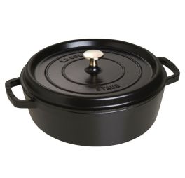 staub-lage-ronde-braadpan-zwart-28-cm