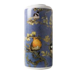 heinen-delfts-blauw-cilndervaas-vogels-van-gogh-31-cm