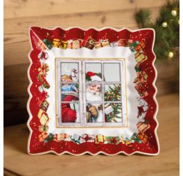 villeroy-boch-kerstservies-toys-schaal-vierkant-santa