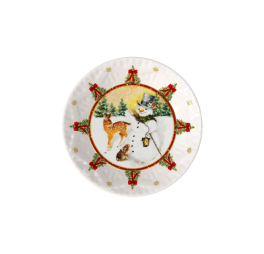 villeroy-boch-kerstservies-toys-schaal-snowman-with-animals