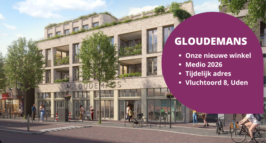 nieuwe winkel gloudemans